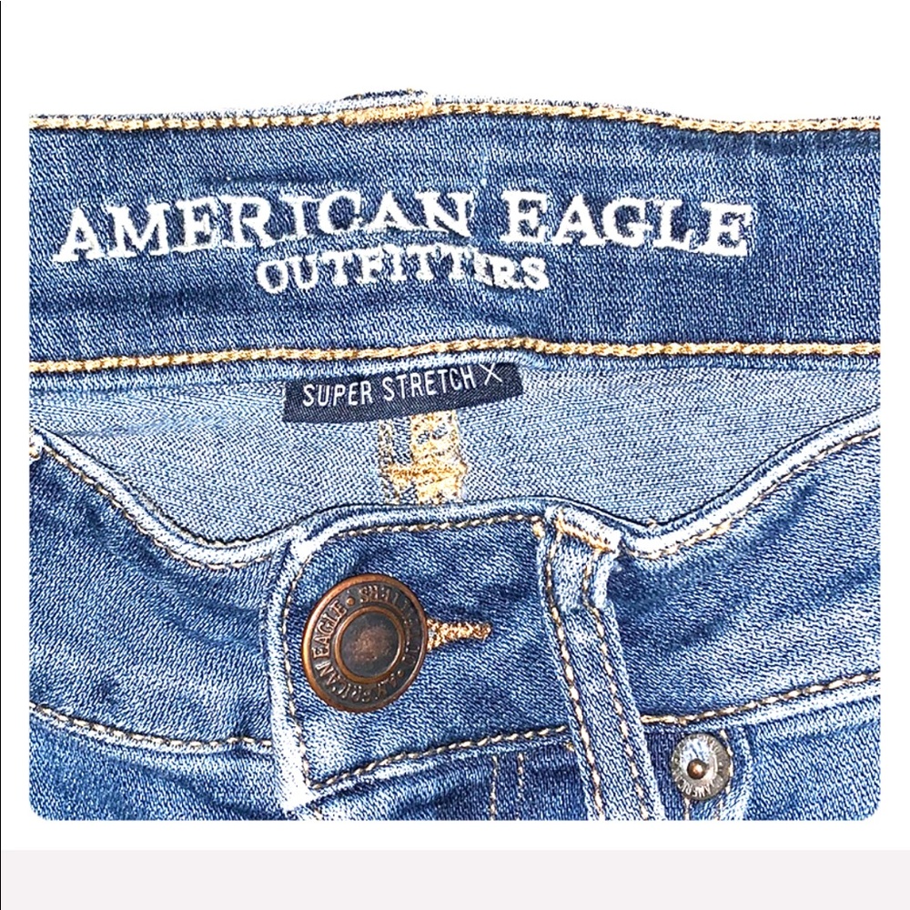 american eagle ripped jean shorts - Picture 3 of 4